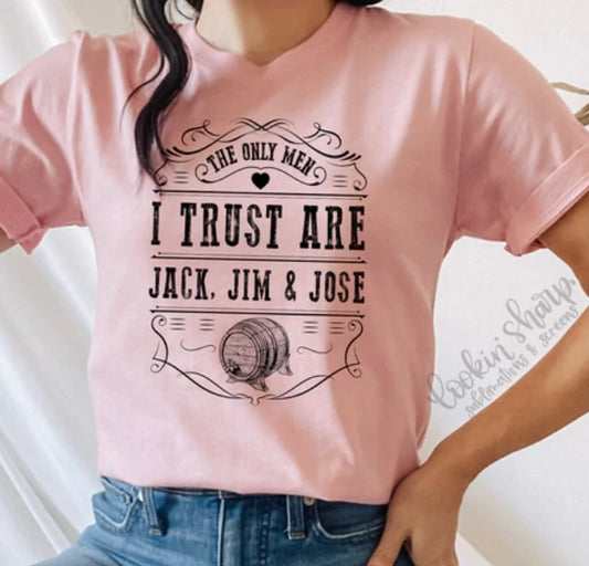 Jim, Jack and Jose adult unisex shirt