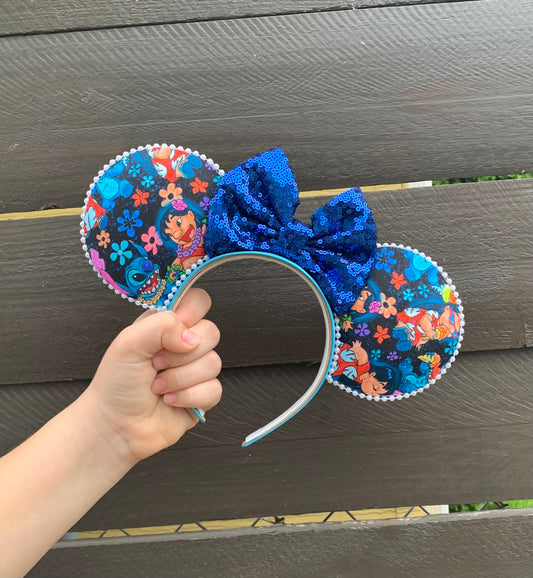 Ohana Means Family inspired mouse ears