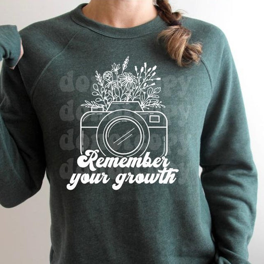 Remember your growth adult unisex shirt