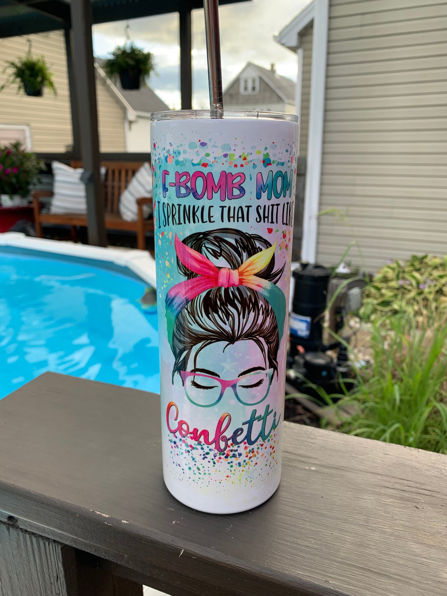 F-Bomb Mom 20 oz Tumbler