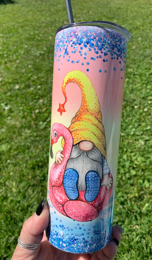 Summer Gnome 20 oz Tumbler